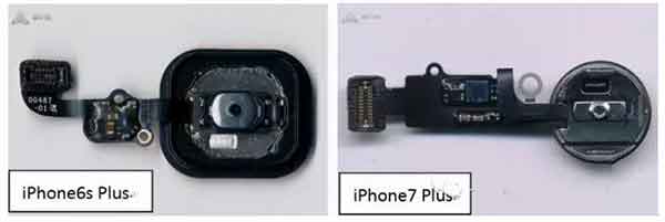  iPhone 7 Plus PCBA HOME鍵
